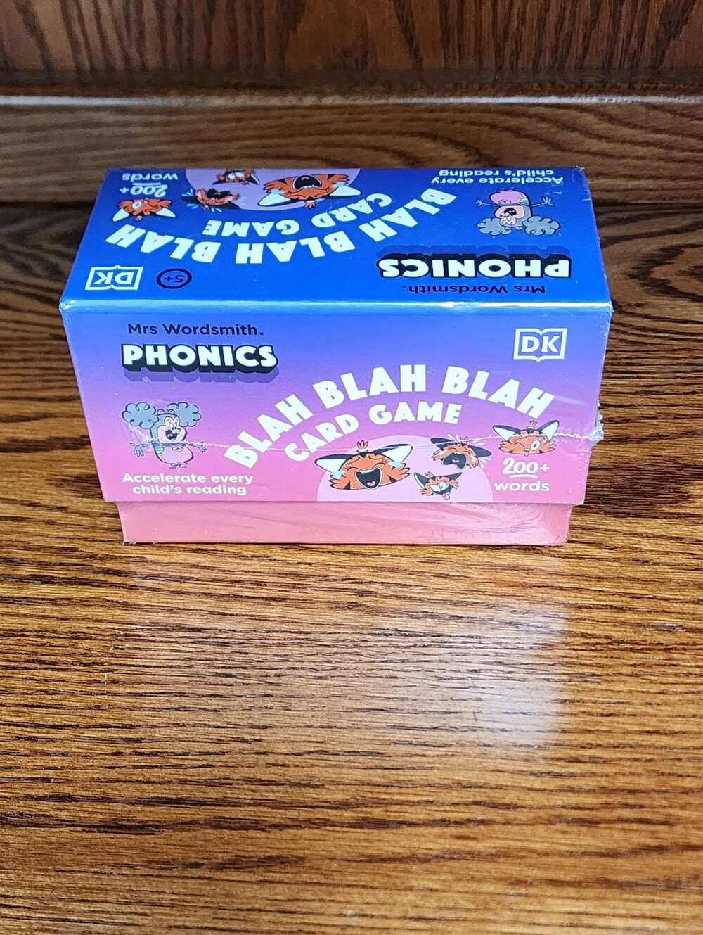 Mrs Wordsmith Phonics "Blah Blah Blah" Card Game - Blue & Pink